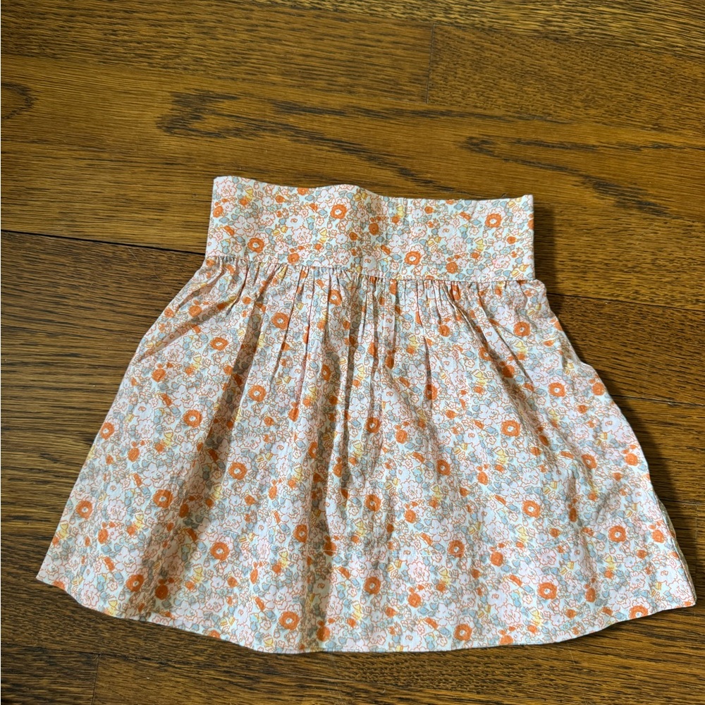 Grace & James Floral Orange Skirt